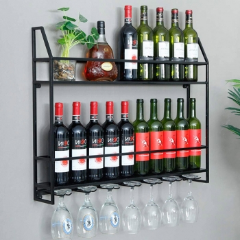 Фото полка для вина в стиле Loft из металла